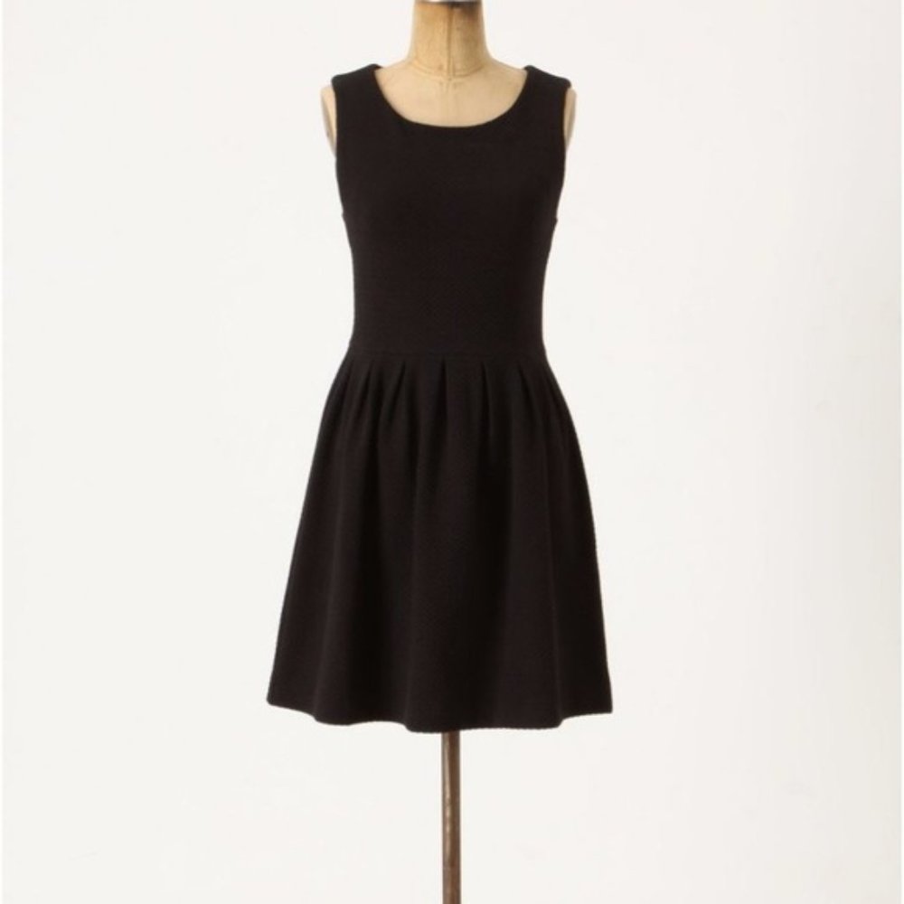 Anthropologie Ganni black Noon and Night Dress